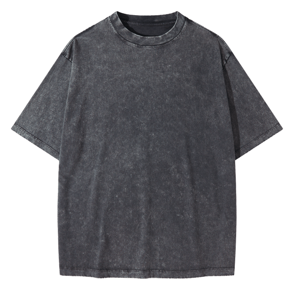 285GSM Unisex Oversized Snow Wash T-shirt